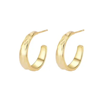 Emiko Øreringe - Forgyldt