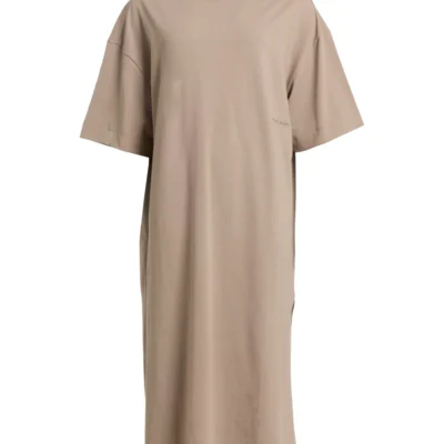 Light Sweat Tee Dress - Warm Grey