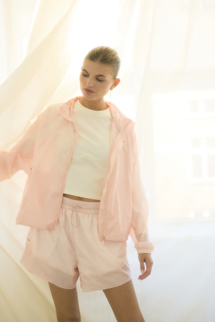 Track Shorts Tube See Through - Transparent Peach - Billede 3