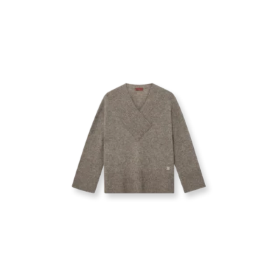 Zen Tile Knit - Grey Melange